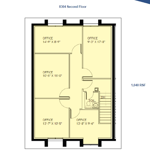 8300-8330 Professional Hill Dr, Fairfax, VA à louer Plan d  tage- Image 1 de 1