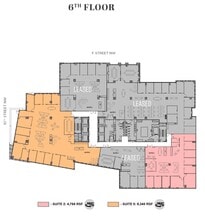 950 F St NW, Washington, DC for lease Floor Plan- Image 1 of 11
