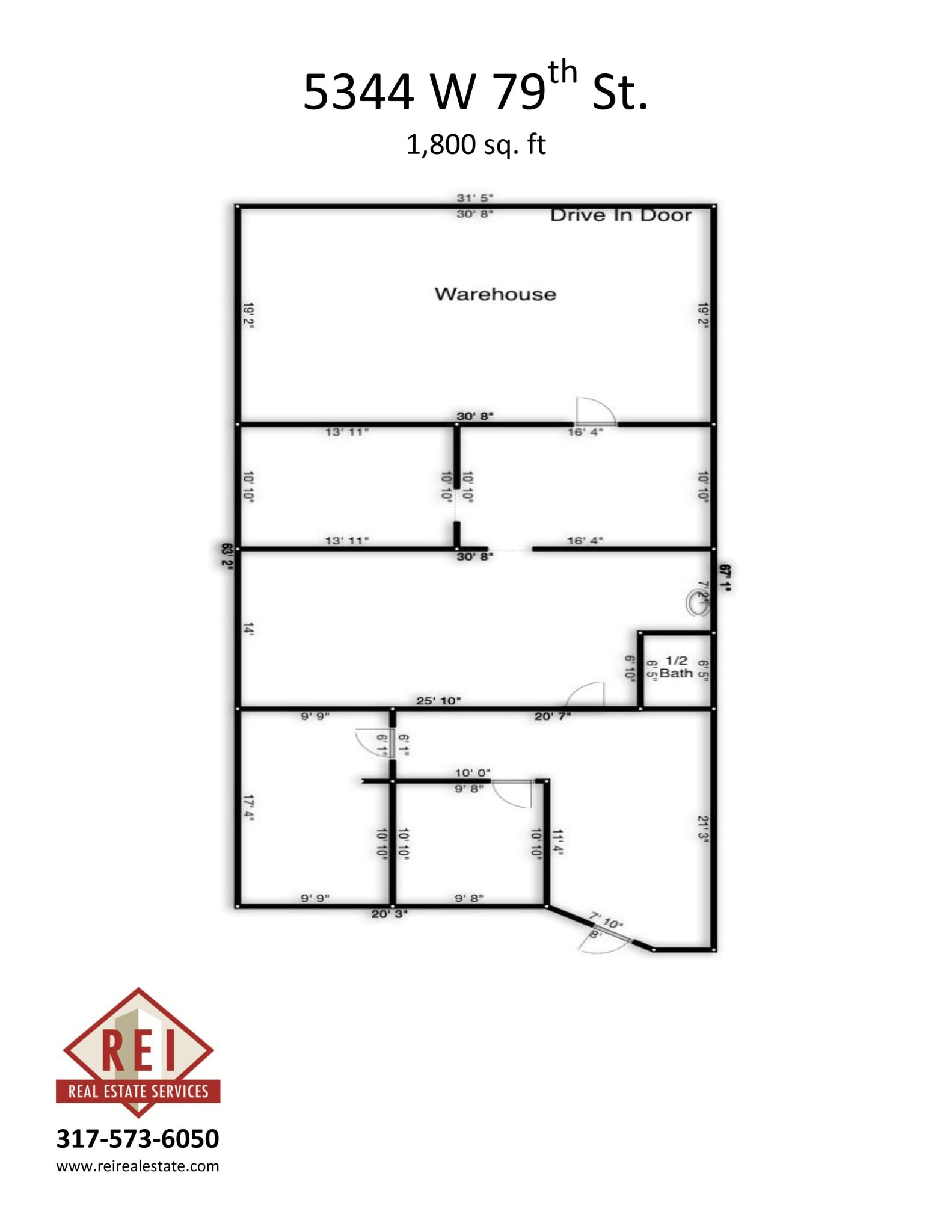5314-5356 W 79th St, Indianapolis, IN à louer Plan de site- Image 1 de 1