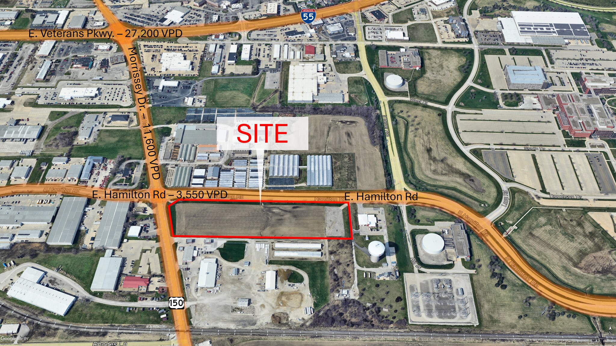 1801 Hamilton Rd, Bloomington, IL à vendre Photo principale- Image 1 de 2