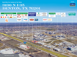 Plus de détails pour 3130 N Interstate 35, Denton, TX - Terrain à vendre