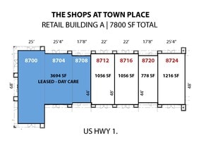 8700 US 1 Highway, Port Saint Lucie, FL à louer Plan d’étage- Image 2 de 2