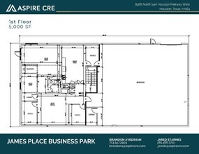 8460 N Sam Houston Pky W, Houston, TX for lease Floor Plan- Image 1 of 2