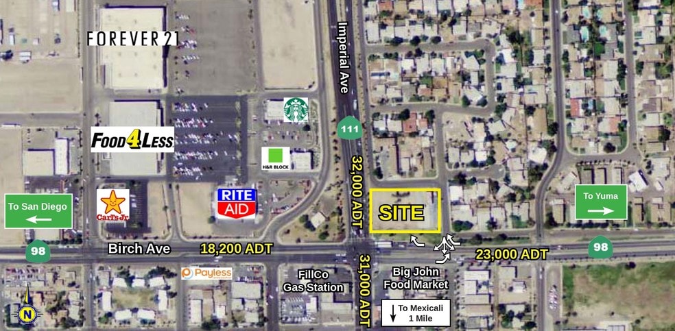 Hwy 111 & Hwy 98, Calexico, CA for sale - Building Photo - Image 3 of 5