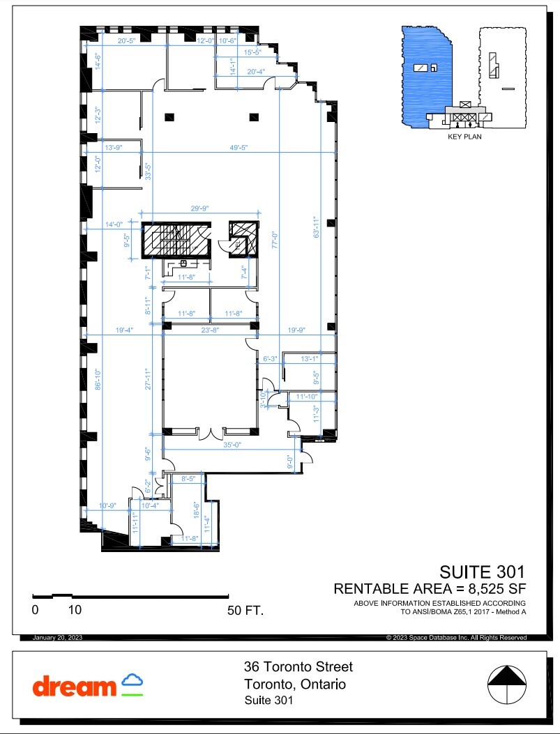 36 Toronto St, Toronto, ON for lease Floor Plan- Image 1 of 1