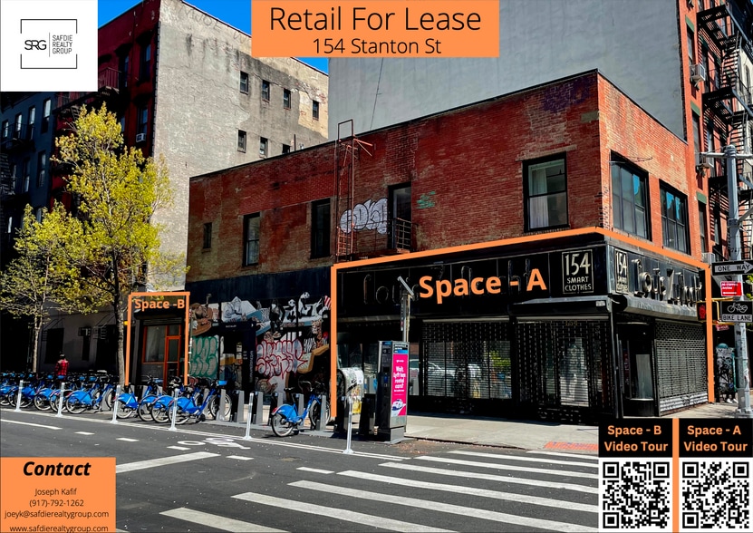 154 Stanton St, New York, NY for lease - Building Photo - Image 1 of 13