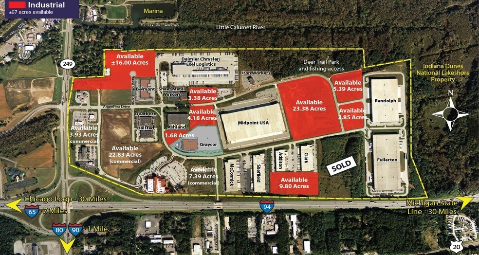 Daniel Burham Dr, Portage, IN for sale - Building Photo - Image 2 of 3