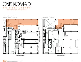 875 Avenue of the Americas, New York, NY for lease Floor Plan- Image 2 of 2