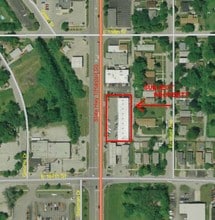 16641 Halsted St, Harvey, IL - Aerial  map view