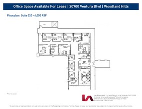 20700 Ventura Blvd, Woodland Hills, CA for lease Floor Plan- Image 1 of 1