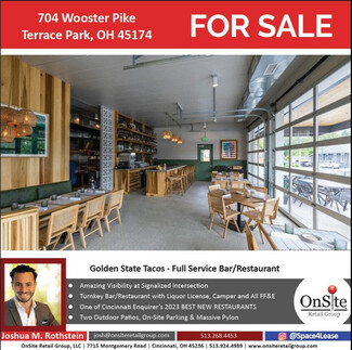 Plus de détails pour 704 Wooster Pike, Terrace Park, OH - Vente au détail à vendre