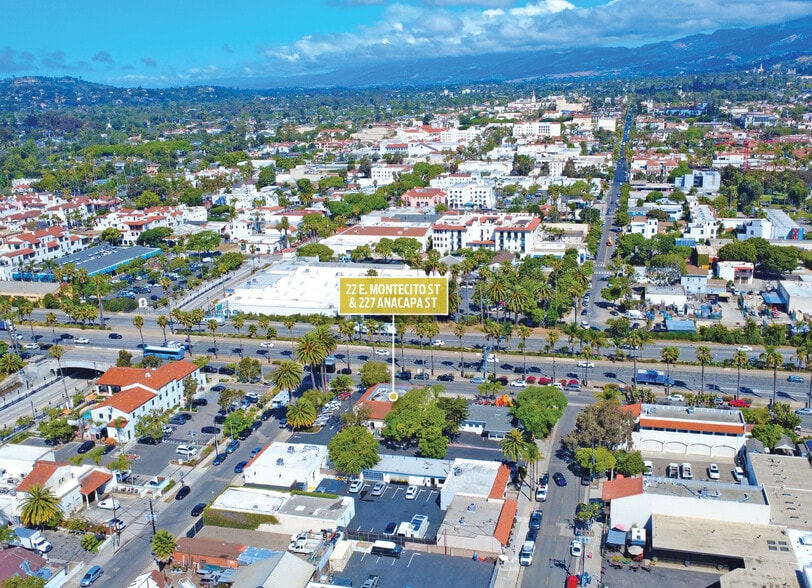 Prime Santa Barbara Funk Zone Property portfolio of 1 properties for sale on LoopNet.ca - Aerial - Image 2 of 13