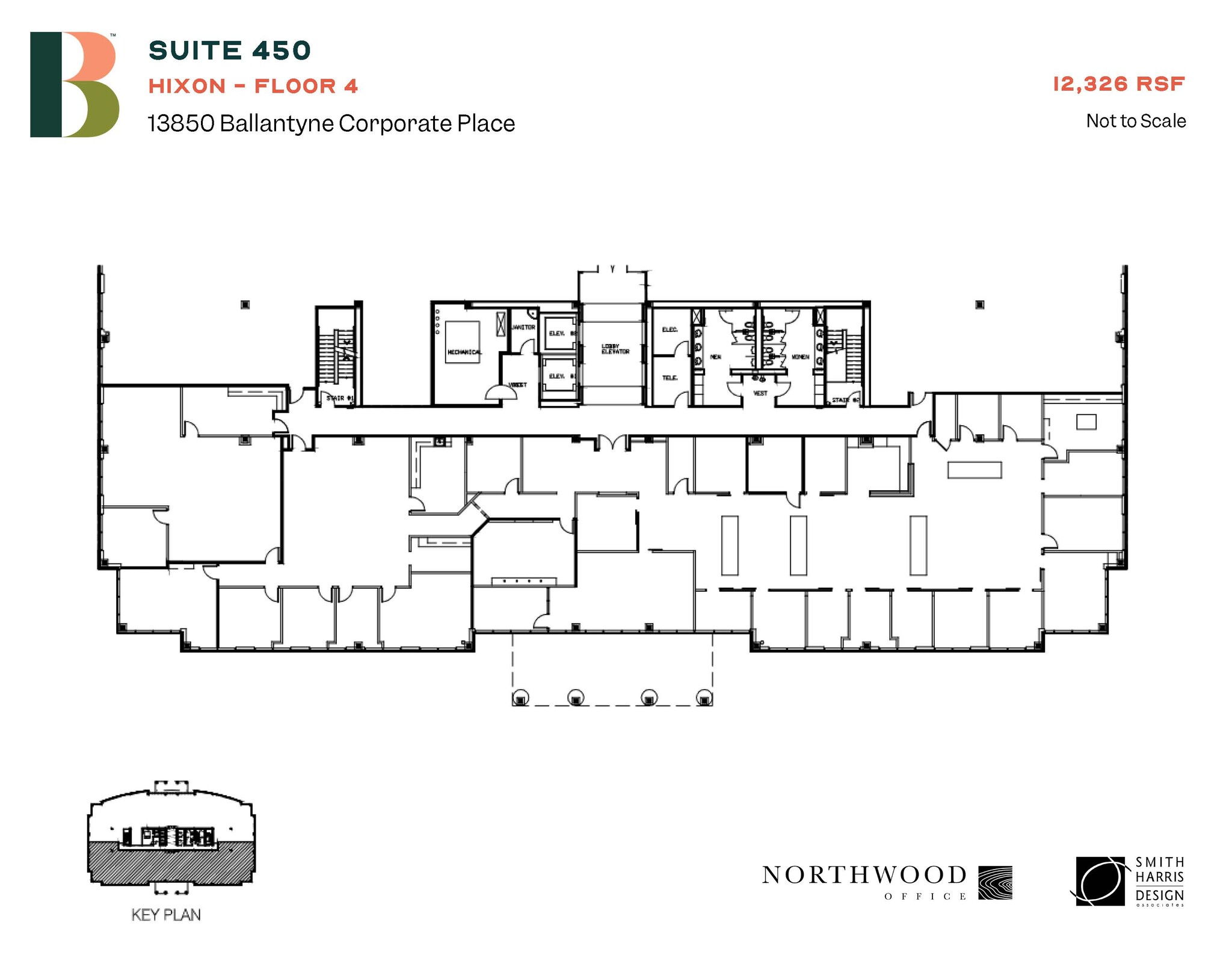 13850 Ballantyne Corporate Pl, Charlotte, NC à louer Plan d  tage- Image 1 de 1