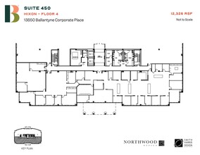 13850 Ballantyne Corporate Pl, Charlotte, NC à louer Plan d  tage- Image 1 de 1