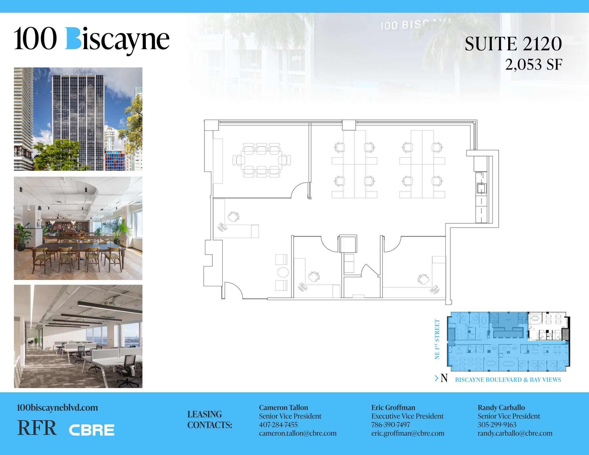100 N Biscayne Blvd, Miami, FL for lease Site Plan- Image 1 of 1