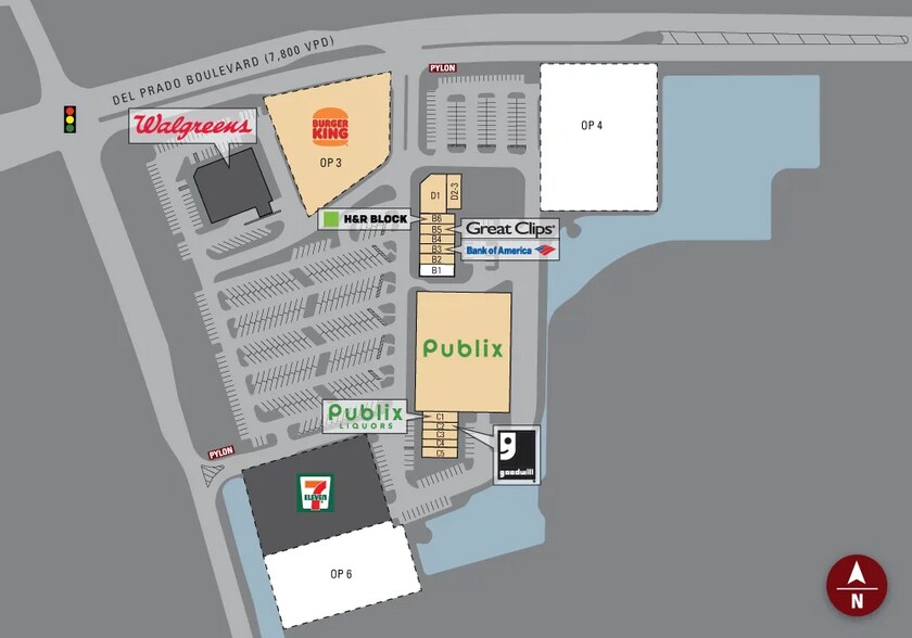 17960 N Tamiami Trl, North Fort Myers, FL for lease - Site Plan - Image 2 of 6