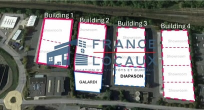 8 Rue De La Ferme Saint Ladre, Fosses, VDO - Aérien  Vue de la carte