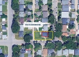 1912 10 Av NE, Calgary, AB - AÉRIEN  Vue de la carte