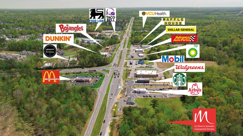 100 Pocahontas Trl, Quinton, VA à vendre - Aérien - Image 2 de 5