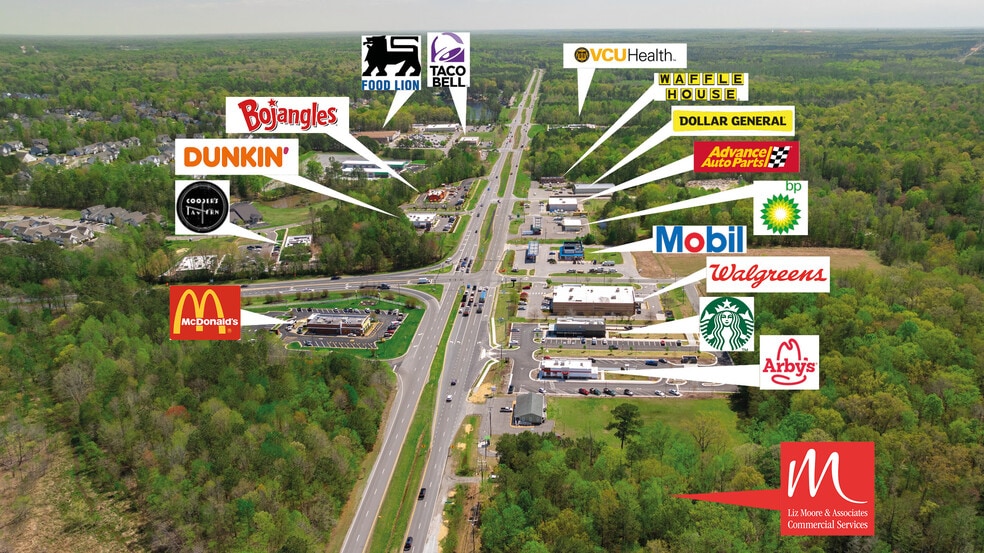 100 Pocahontas Trl, Quinton, VA à vendre - Aérien - Image 2 de 6