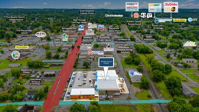 306-318 Jackson Ave S, Russellville, AL - AERIAL  map view - Image1