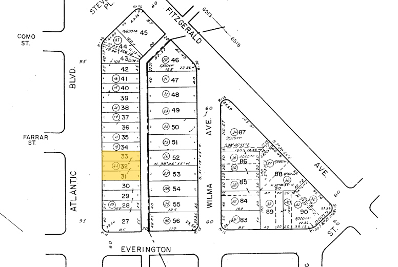 2128 S Atlantic Blvd, Commerce, CA for sale - Plat Map - Image 1 of 1