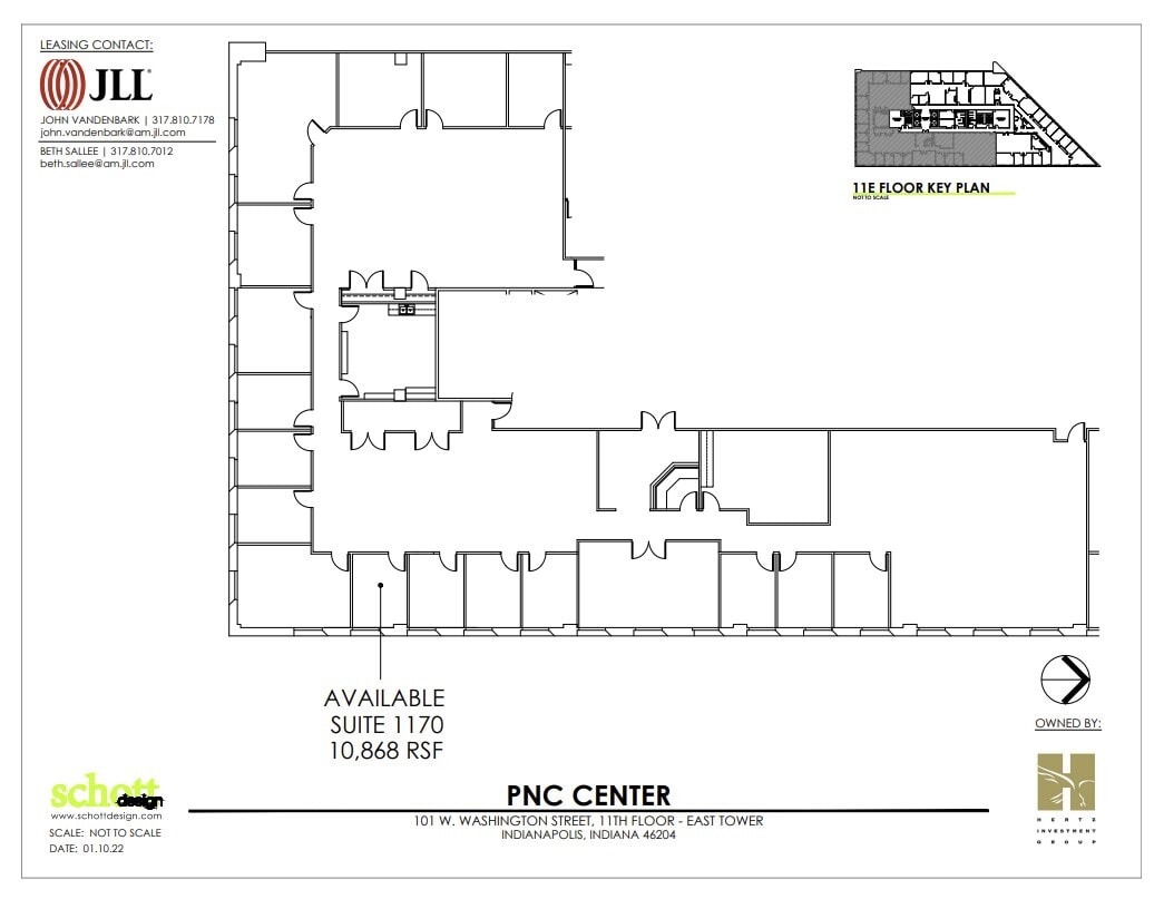 101-115 W Washington St, Indianapolis, IN for lease Floor Plan- Image 1 of 1