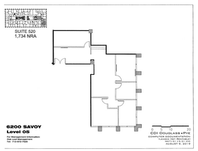 6200 Savoy Dr, Houston, TX for sale Floor Plan- Image 1 of 1