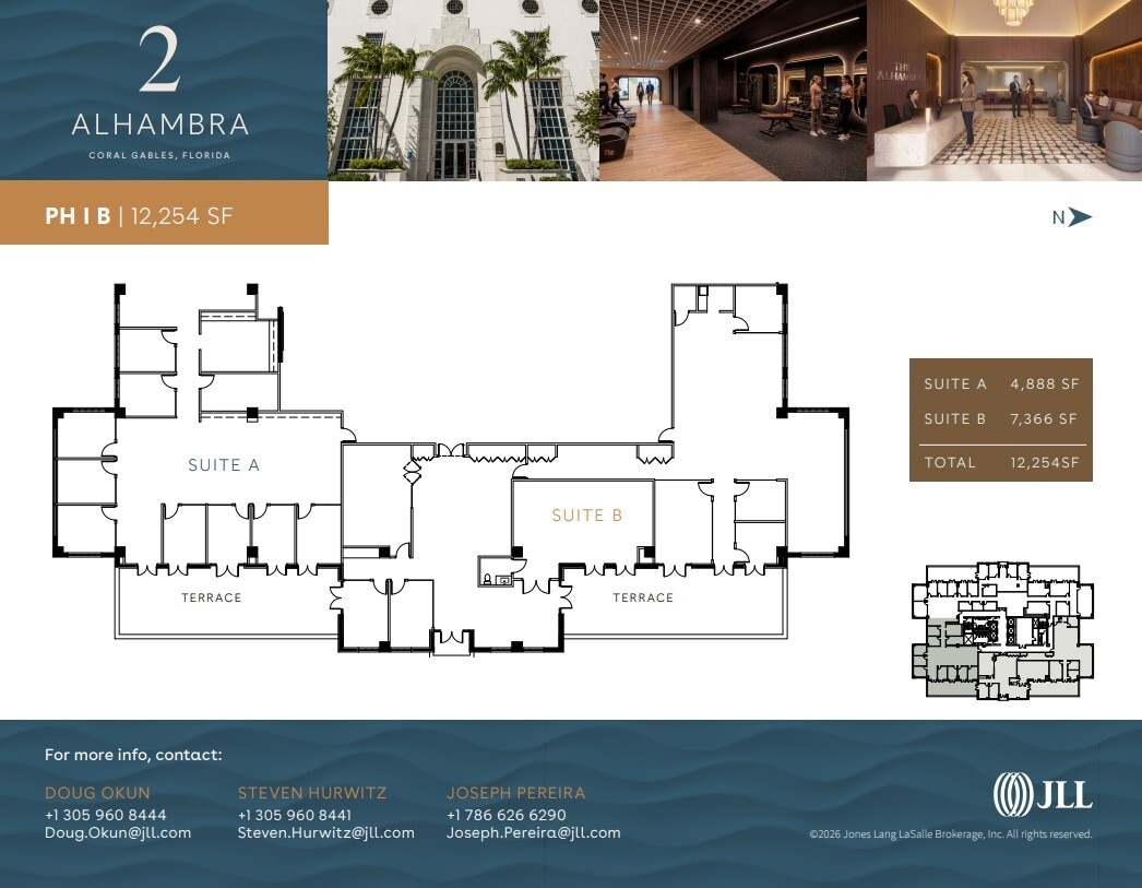 2 Alhambra Plz, Coral Gables, FL for lease Floor Plan- Image 1 of 1