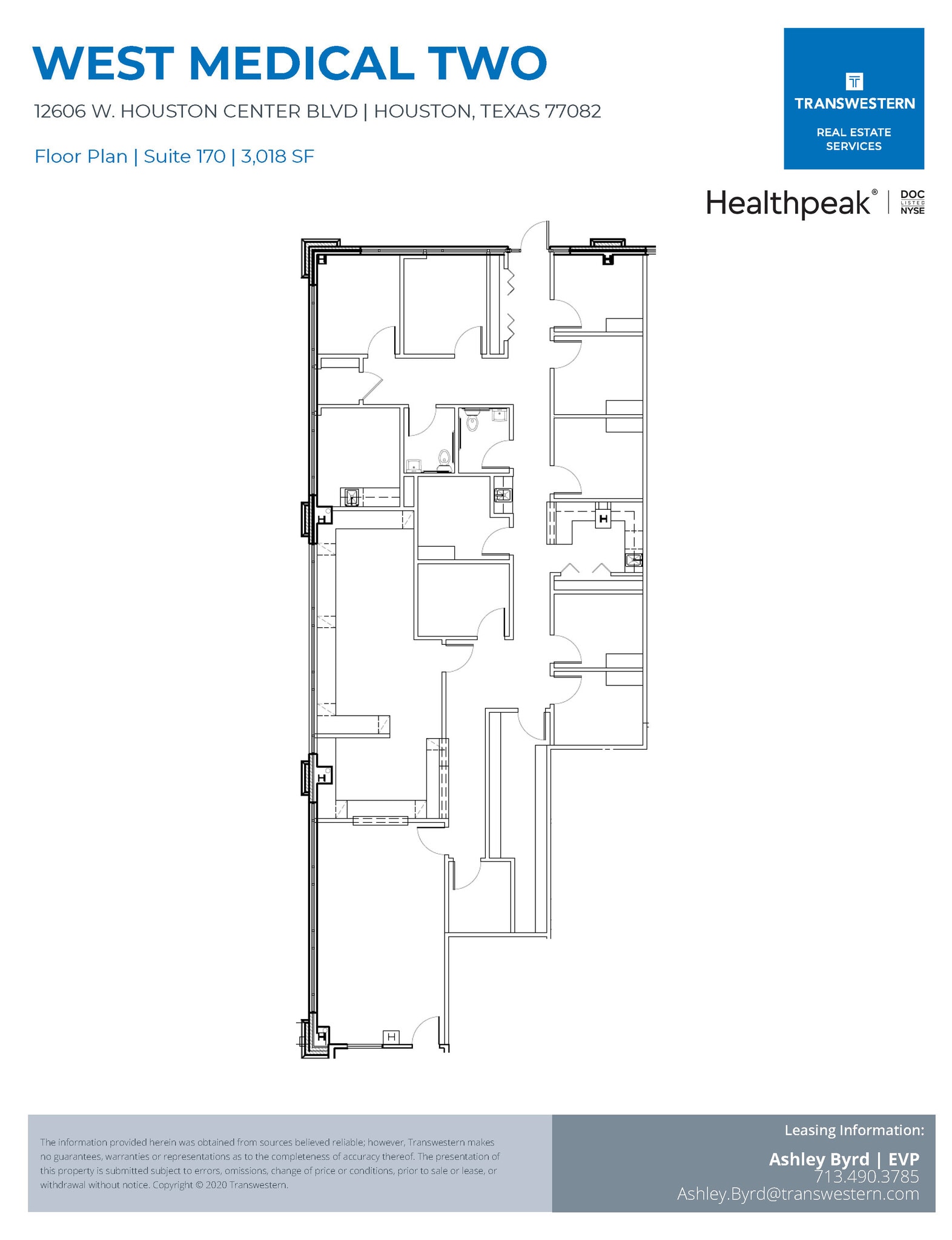 12606 W Houston Center Blvd, Houston, TX for lease Floor Plan- Image 1 of 1