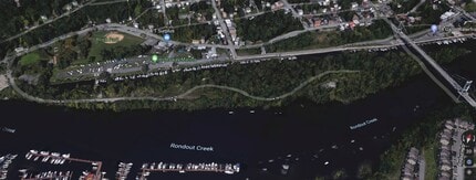 Island Dock, Kingston, NY - AERIAL  map view - Image1