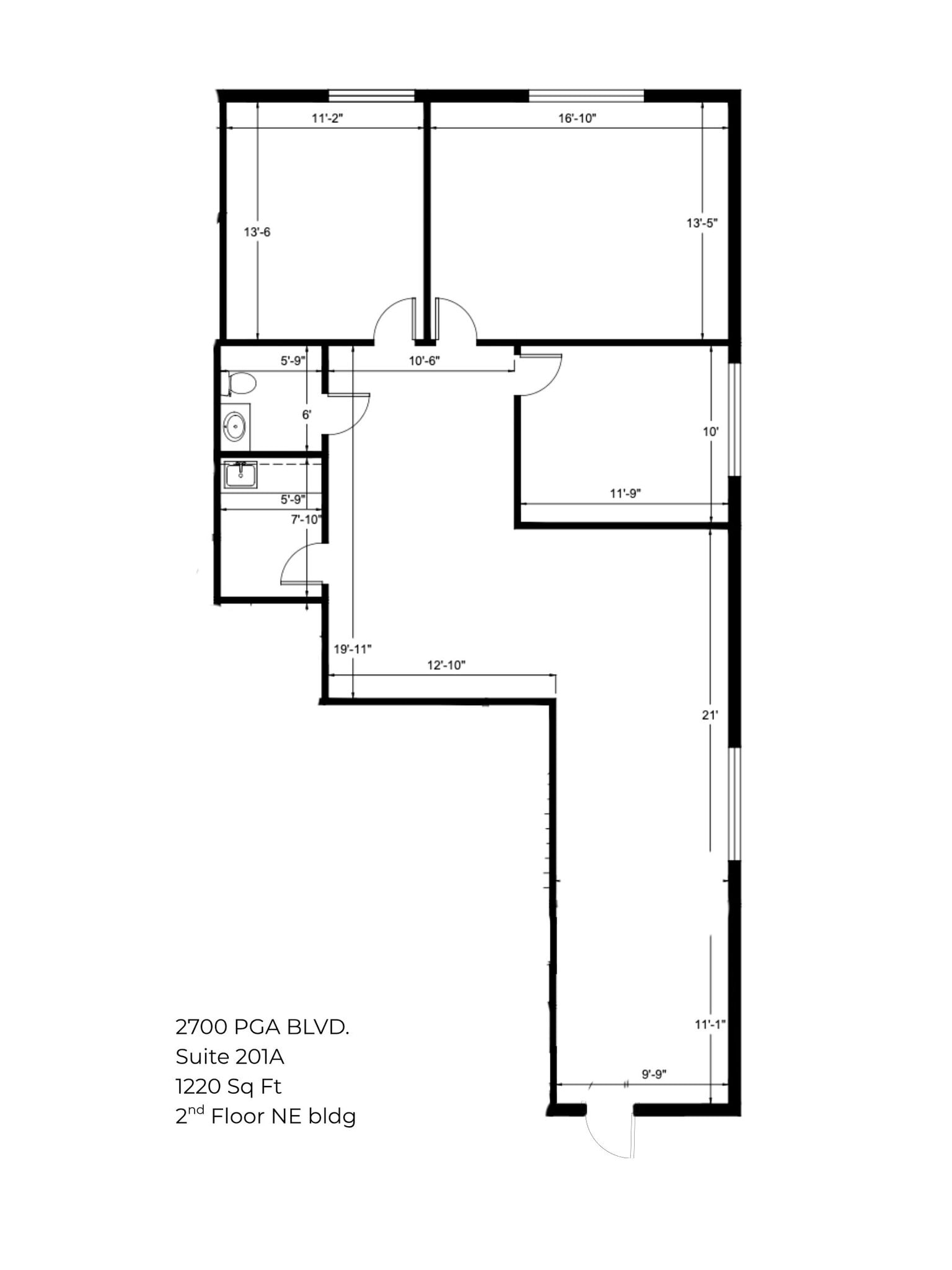 2700 Pga Blvd, Palm Beach Gardens, FL for lease Floor Plan- Image 1 of 1