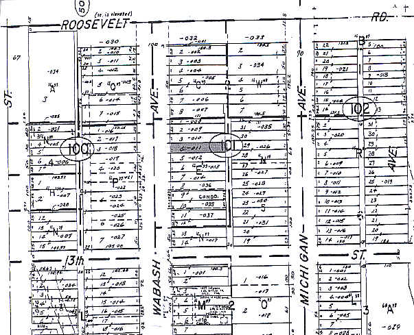 1233 S Wabash Ave, Chicago, IL for sale - Plat Map - Image 3 of 36
