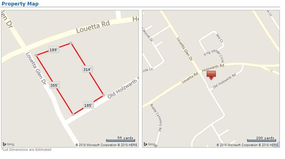 Louetta Rd and Louetta Glen, Spring, TX for sale - Plat Map - Image 1 of 1