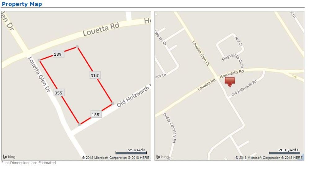 Louetta Rd and Louetta Glen, Spring, TX à vendre Plan cadastral- Image 1 de 1