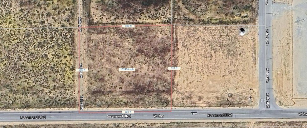 76 Rosamond Boulevard St W, Rosamond, CA à vendre - Photo du bâtiment - Image 2 de 11
