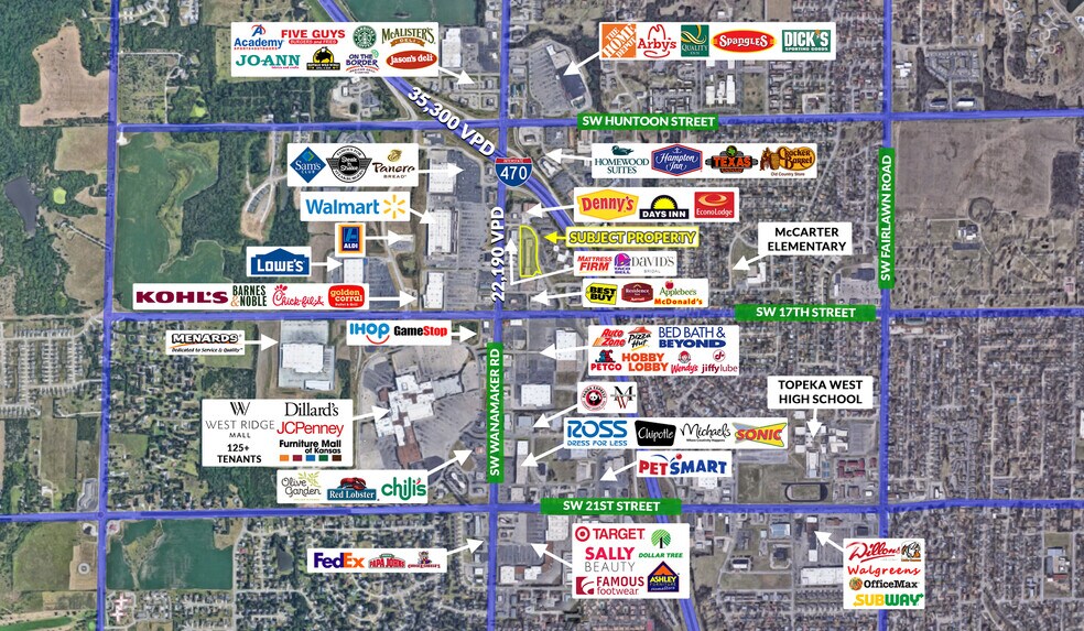 1570-1580 SW Wanamaker Rd, Topeka, KS à louer - Photo du bâtiment - Image 3 de 13
