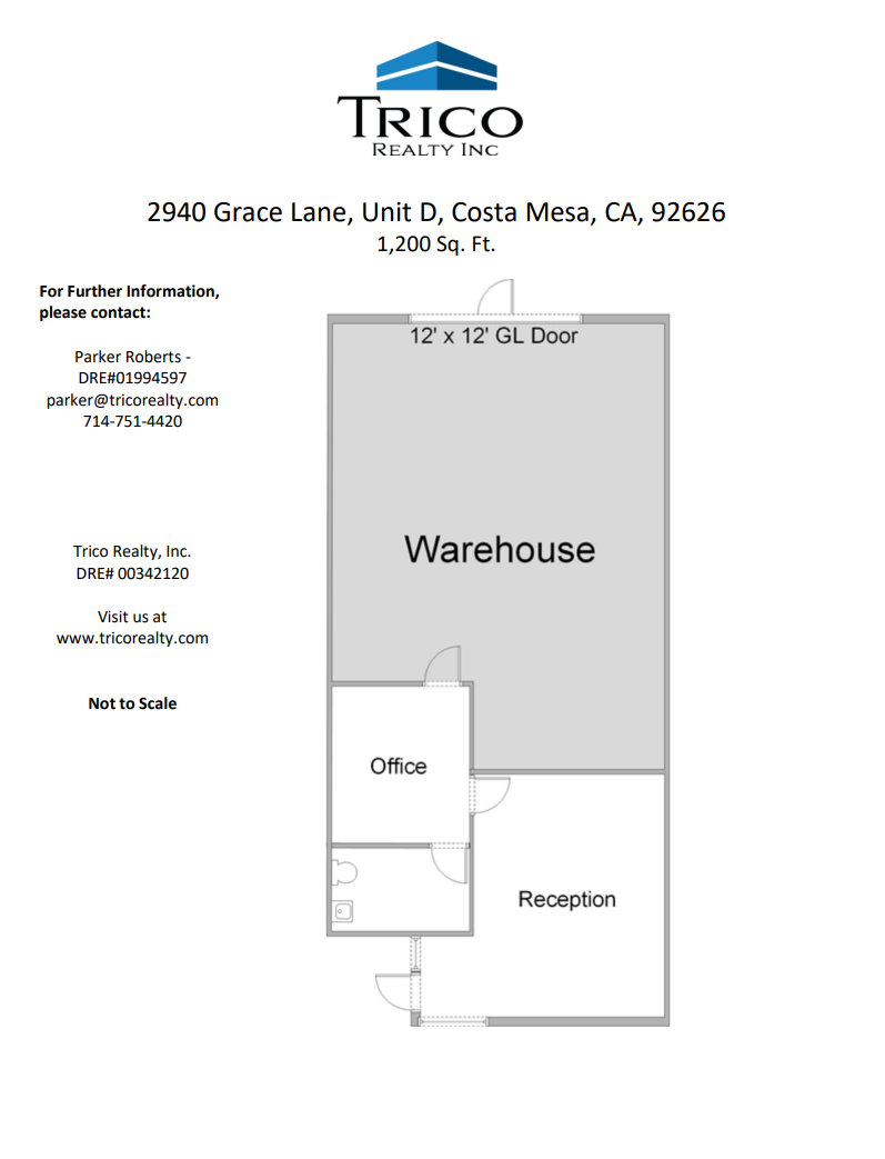 2930-2941 Grace Ln, Costa Mesa, CA for lease Floor Plan- Image 1 of 1