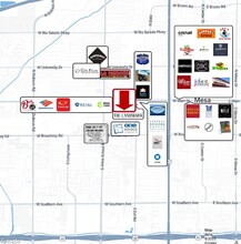 833 W Main St, Mesa, AZ - aerial  map view