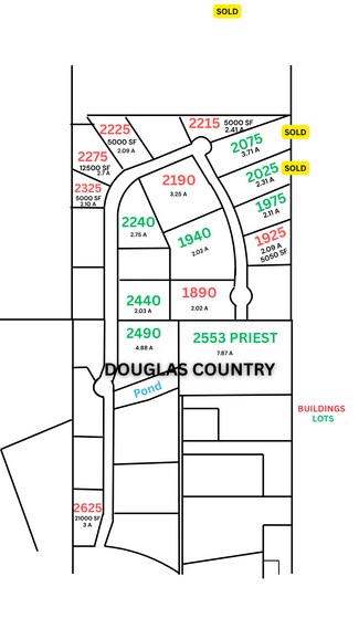 Plus de détails pour 2553 Priest Dr, Winston, GA - Terrain à vendre