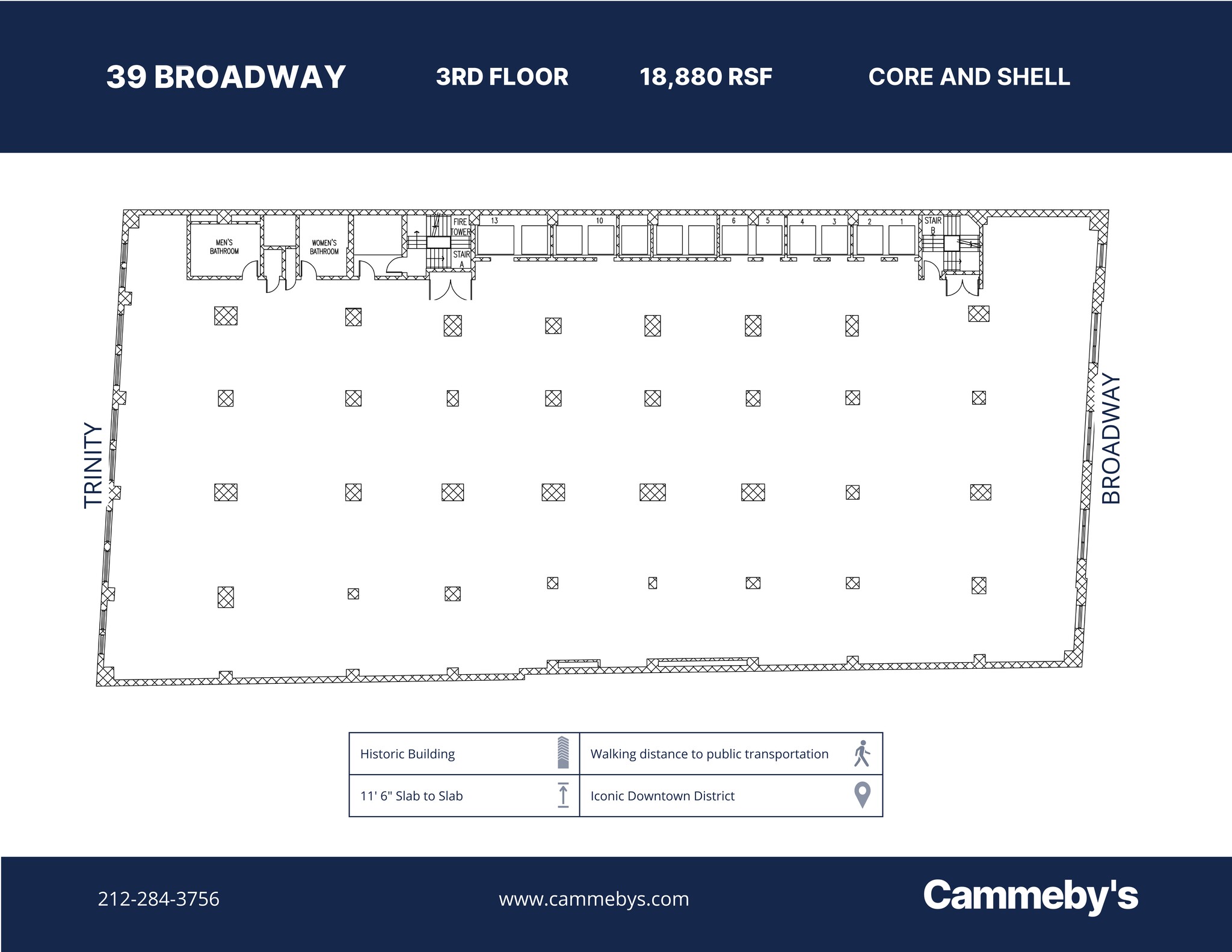 39 Broadway, New York, NY à louer Plan de site- Image 1 de 1