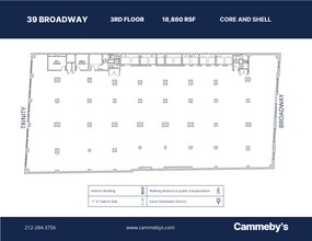 39 Broadway, New York, NY à louer Plan de site- Image 1 de 1