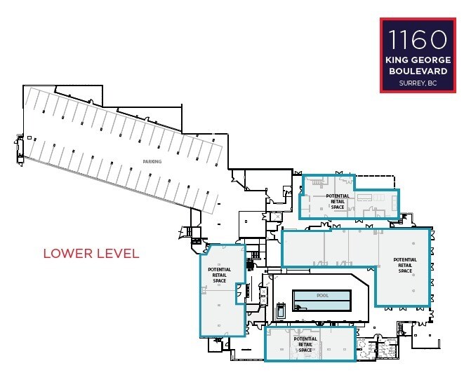 1160 King George Blvd, Surrey, BC for lease Floor Plan- Image 1 of 1