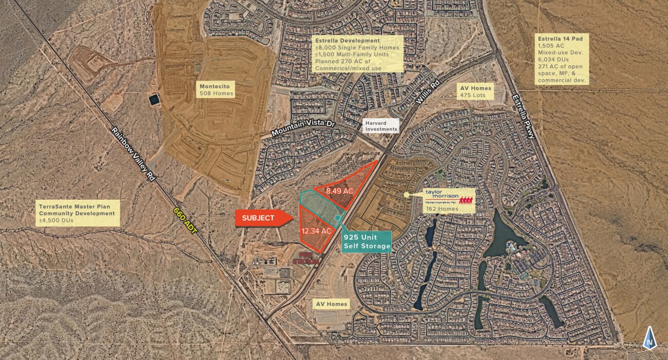 SWC Mountain Vista & Willis Rd, Goodyear, AZ à louer Photo du bâtiment- Image 1 de 4