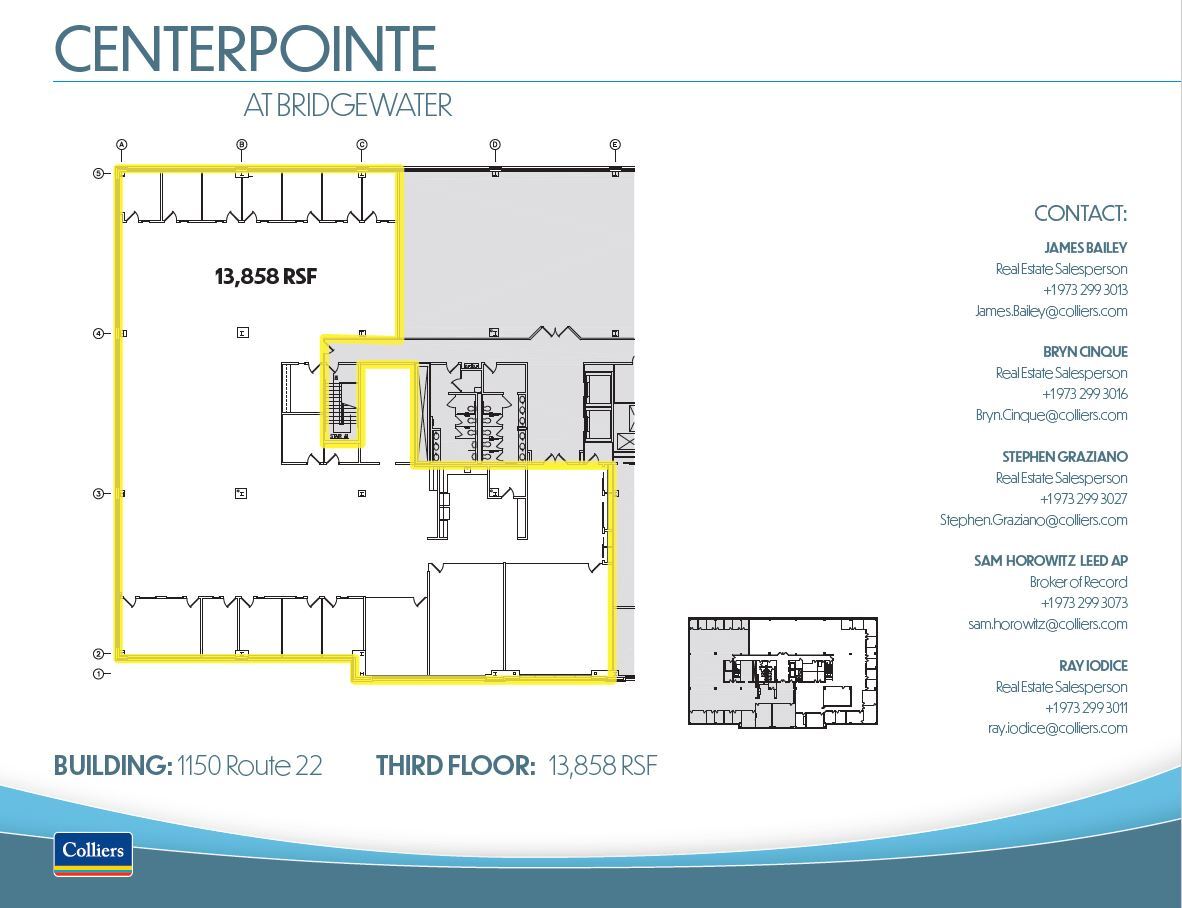 1150 Route 22 E, Bridgewater, NJ for lease Floor Plan- Image 1 of 1