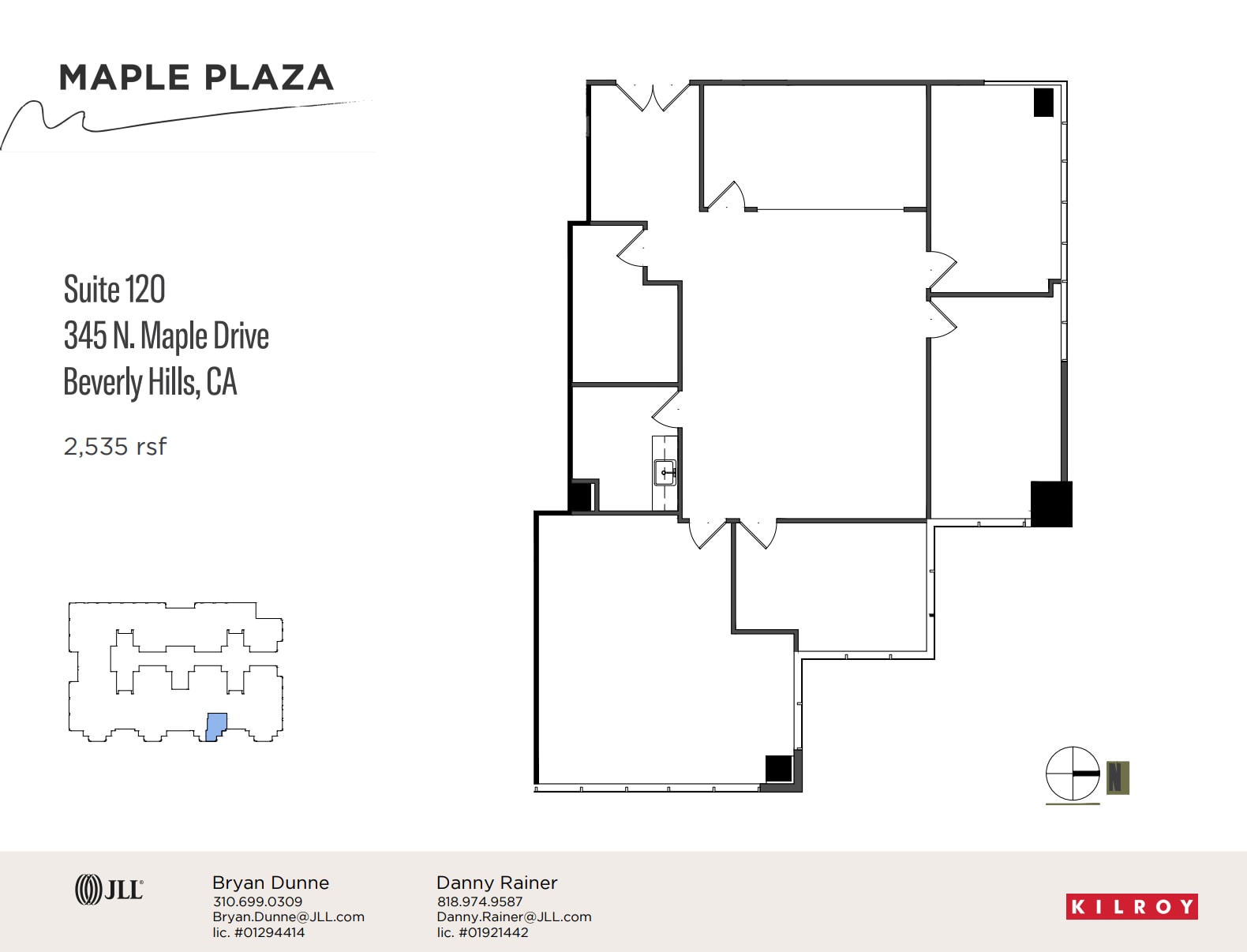 345 N Maple Dr, Beverly Hills, CA for lease Floor Plan- Image 1 of 1