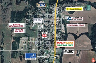 500 S Main St, Fairfax, OK - AERIAL  map view - Image1