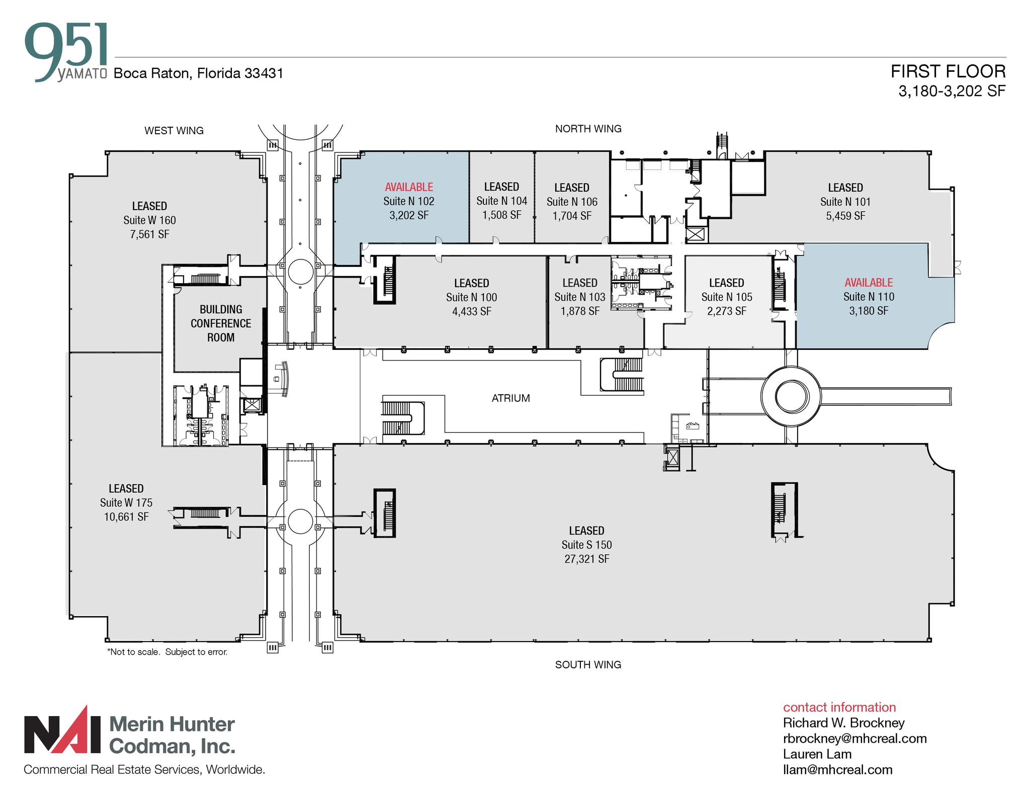951 Yamato Rd, Boca Raton, FL à louer Plan d’étage- Image 1 de 11