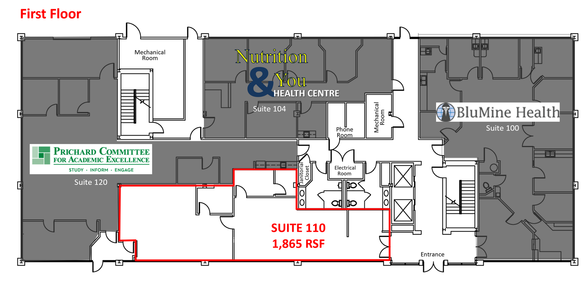 2285 Executive Dr, Lexington, KY for lease Floor Plan- Image 1 of 2