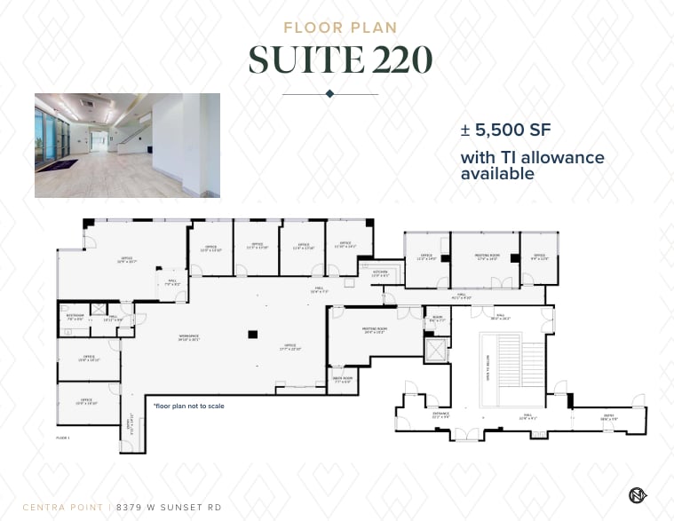 8379 W Sunset Rd, Las Vegas, NV for lease Floor Plan- Image 1 of 1